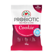 Vitalia Probiotic Kolacic, Crveno voce i cija, Preliven belom cokoladom, 55g