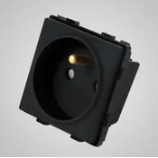 Modularna vtičnica TouchMe, črna TM625B