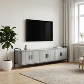 vidaXL TV omarica 146 x 33 x 50 cm Siva Sonoma Inženirski les
