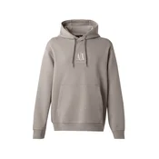 ARMANI EXCHANGE Majica temno bež/bela