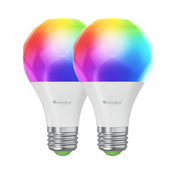 Nanoleaf N7501B02-2A60E-SET 2x LED RGBW Zatemnitvena žarnica A19 E27/9W/230V 2700-6500K