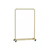 Songmics Oblečni regal 405x91x158 cm zlata