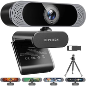 DEPSTECH 4K UHD spletna kamera z mikrofonom