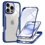Hibridni Full body ovitek Techsuit ColorVerse 360 za iPhone 16 Pro - blue