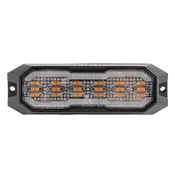 shumee Oranžna opozorilna lučka z oranžno LED oznako R65 R148 12V 24V 24W amio-04860