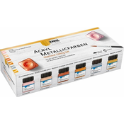 Kreul Metallic Glamour Living Set akrilnih barv 6 x 20 ml