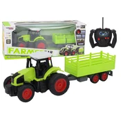 Traktor s prikolicom na daljinsko upravljanje Farmer 1:16 - zelena