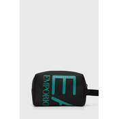Kozmetička torbica EA7 Emporio Armani boja: crna