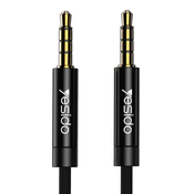 Yesido - audio kabel (YAU15) - priključak 3,5 mm na priključak 3,5 mm, 2 m - crni