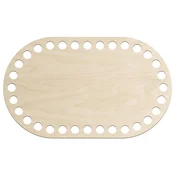 DE OVALNA osnova za košaro 20x12 cm osnova za kvačkano vrečko