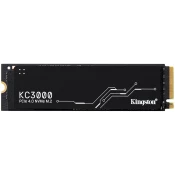 KINGSTON 2048GB, M.2 2280, PCIe 4.0 NVMe, Read/write: 7,000/7,000MB/s, Random 4K read/write: up to 1,000K/1,000K IOPS - SKC3000D/2048G