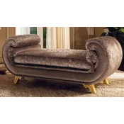 Casa Padrino luxury baroque bench brown/gold - Magnificent solid wood bench in baroque style - Italian baroque furniture - Luxury furniture in baroque style - Luxury quality - Made in Italy