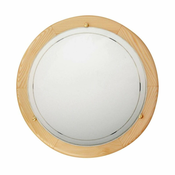 Bijela/u prirodnoj boji LED stropna svjetiljka sa staklenim sjenilom o 30 cm Pine – Candellux Lighting