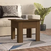 Stolic za kavu smeda boja hrasta 55x55x42 cm konstruirano drvo