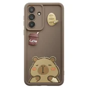 AVIZAR Ovitak za Galaxy A57 s 3D motivi Capybara, Rjava, (5000274306)