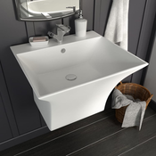 Zidni umivaonik keramicki bijeli 500 x 450 x 410 mm