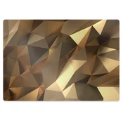 Decormat Podloga za zaščito tal Zlata folija 140x100 cm 2 cm