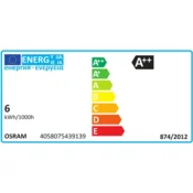 Osram | Osram Parathom Classic LED žarnica z žarilno nitko 60, nezatemnljiva 6W/827 E14 | E14 | 6 W | toplo bela
