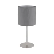 Globo 21440G - Stona lampa BENSON 1xE27/40W/230V siva
