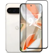 GS 3D kaljeno steklo za Google Pixel 9 Pro, črn okvir