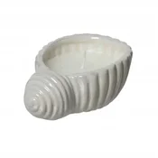 Kaemingk Dišeča sveča z limono v porcelanasti lupini 13,4 x 5 cm, dekorativni vosek