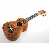 Kokio sopran ukulele mahogany laser art w/bag