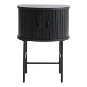 Črna nočna omarica Nola – Unique Furniture