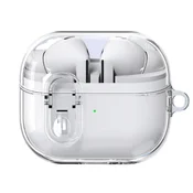 INF Zaščitna torbica za Samsung Galaxy Buds 3/Buds 3 Pro z obeskom za ključe Transparent, (21561129)