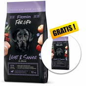 Fitmin FOR LIFE Light & Senior 12kg + 3kg BREZPLAČNO