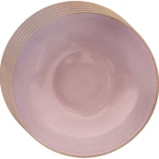 Orion Set keramičnih globokih krožnikov Glazuraroza 20,5 cm, 6 kosov