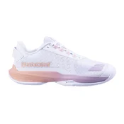 Ženska obutev za tenis Babolat Jet Tere 2 Premium AC Women White/Sunset EUR 40,5
