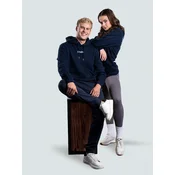 Unisex mikina z BIO bavlny, modrá Velikost: M