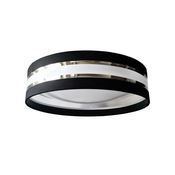 LED plafonsko svetlo CORAL LED/24W/230V crno/srebrno