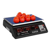 Cenovna lestvica - 30 kg/2 g - Črna - LED