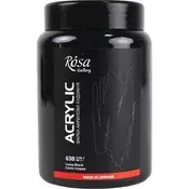 Rosa Gallery Akrilna barva Lamp Black (638) 400 ml 1 kos