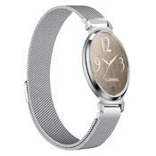 INF Združljiv z Garmin Lily 2: Milanska nerjaveča jeklena zapestnica - Več barv Silver, (5000090628)