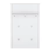 KONDELA Viseči panel Olje 80 - bel