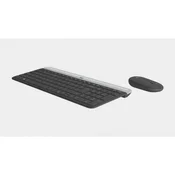 Logitech MK470 Slim bežična tipkovnica+miš, USB, crna (920-009264)