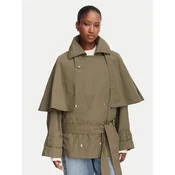 BOSS Trenčkot C_Calisetta 50563248 Temno zelena Regular Fit