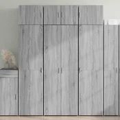 shumee Visoka omara siva sonoma 70x42,5x185 cm inženirski les