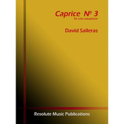 SALLERAS:CAPRICE 3 FOR SOLO SAXOPHONE