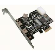 DIGITUS Firewire 800 / 400 combo card, pci-e