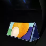 slomart Ohišje Clear View Case s pokrovom za Samsung Galaxy A73 modre barve