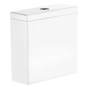 Keramično splakovalnik INFINITY za kombinirano stranišče, bel - Bela - 38,5x38x14,5 cm - Sapho - INFINITY - 24 - Keramika - 385 - 380 - 145 - 14