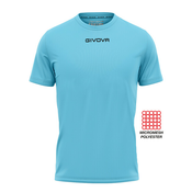 SHIRT GIVOVA ONE MICROFORATA CELESTE Tg. S