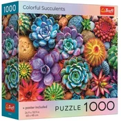 Trefl Puzzle 1000 Barviti sukulenti