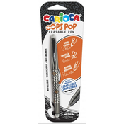 Brisiva kemijska olovka Carioca Oops Pop - Crna