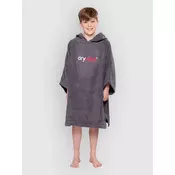 Dryrobe Towel Robe Organic Kids 5-9 Surf Poncho slate