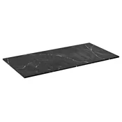 SKARA Pult iz kamnitega kamna 91,2x12x46cm, črna attika - Črna mat barva - 912x12x460 mm - Sapho - SKARA - 24 - Trdna površina - 912 - 12 - 460 - 14