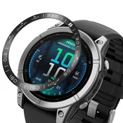 INF Obroč iz nerjavečega jekla za Garmin Fenix 8 Black 51MM, (21644421)